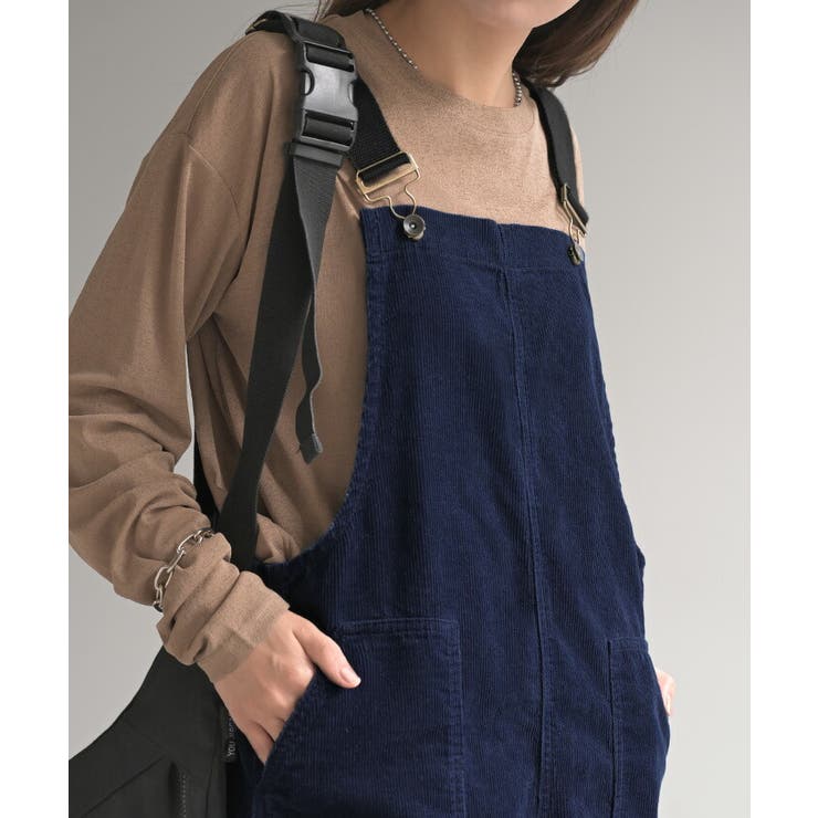 サロペット 綿100 コーデュロイ | HUG.U | 詳細画像4 