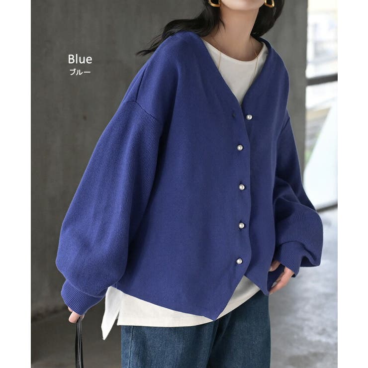 カーディガン ニット ジャスト丈 | HUG.U | 詳細画像11 