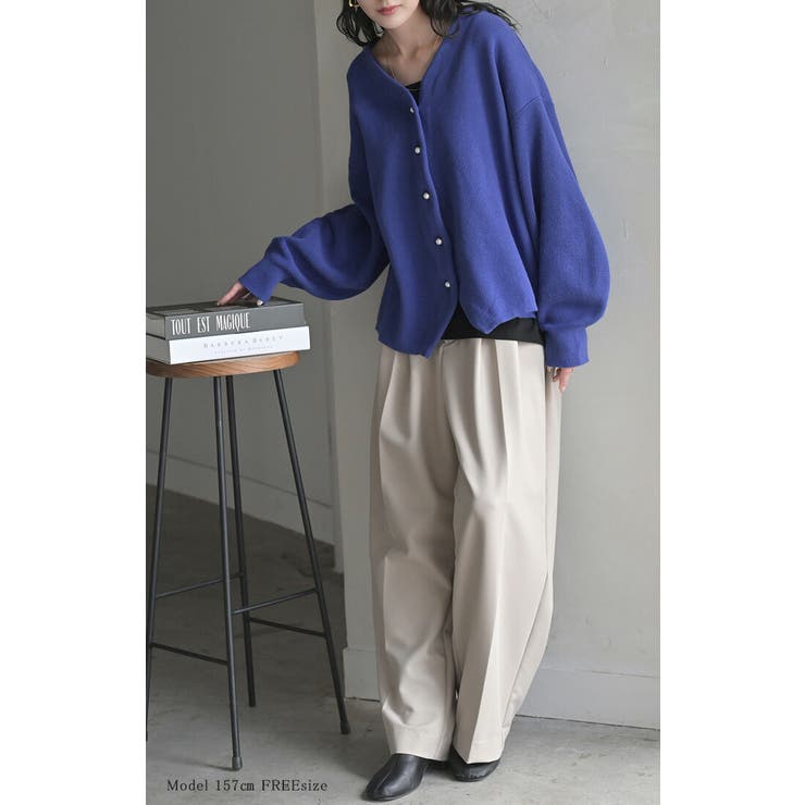 カーディガン ニット ジャスト丈 | HUG.U | 詳細画像15 