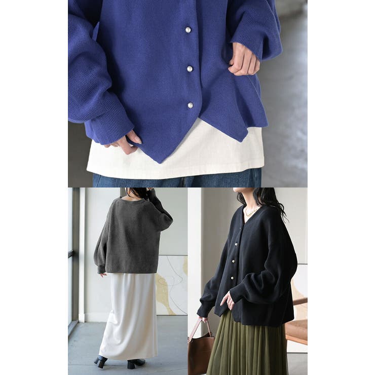 カーディガン ニット ジャスト丈 | HUG.U | 詳細画像19 