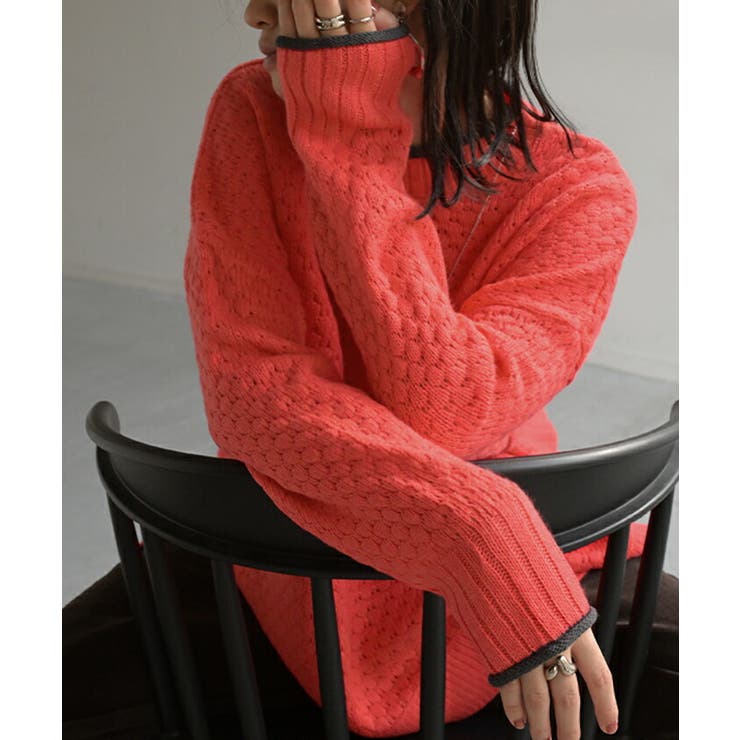 ニット 洗える トップス | HUG.U | 詳細画像3 