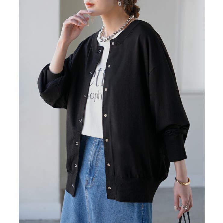 カーディガン 洗える レディース | HUG.U | 詳細画像5 