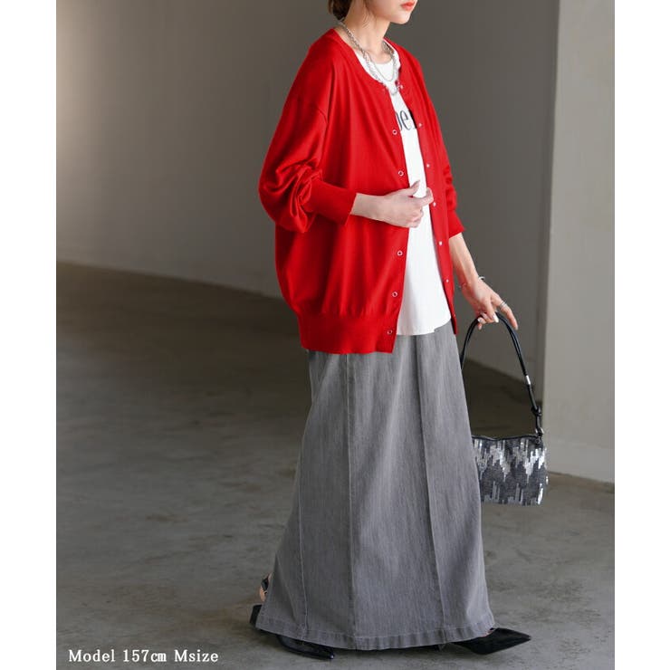 カーディガン 洗える レディース | HUG.U | 詳細画像6 