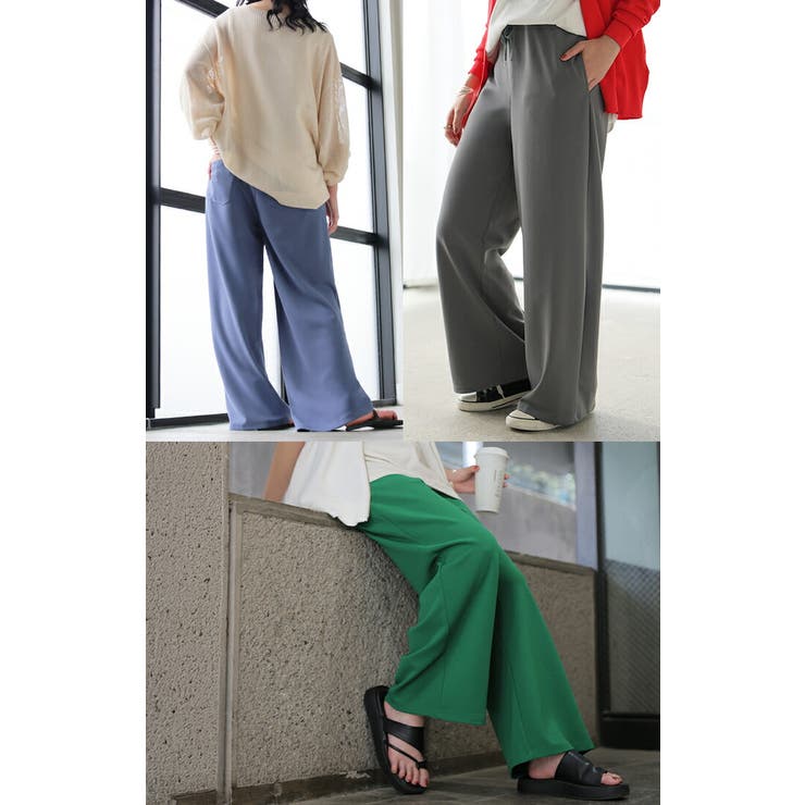 パンツ ワイド 極楽 | HUG.U | 詳細画像9 