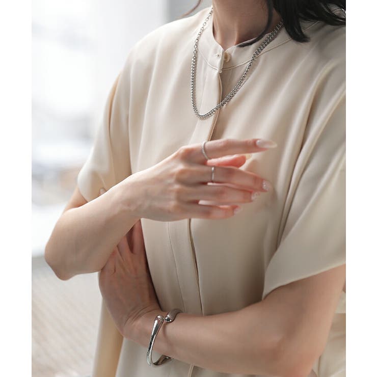 ブラウス シワになりにくい ドレープ | HUG.U | 詳細画像19 