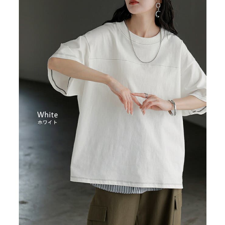 Tシャツ フットボール オーバーサイズ | HUG.U | 詳細画像11 