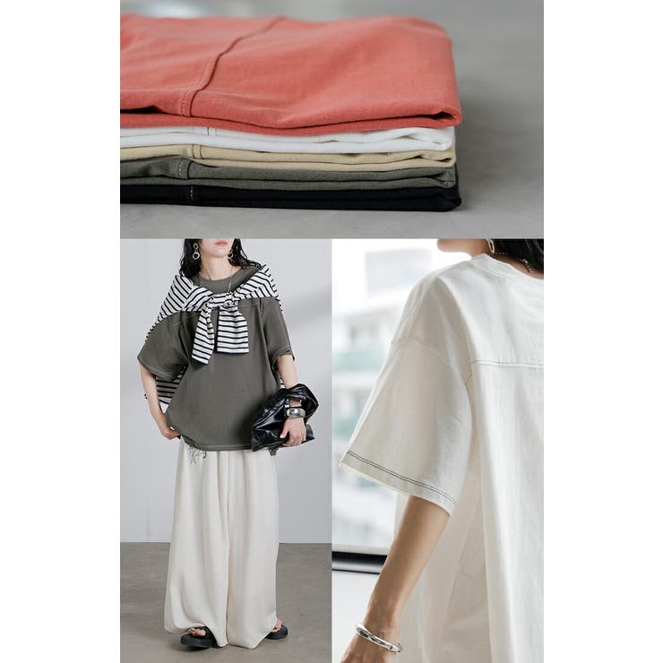 Tシャツ フットボール オーバーサイズ | HUG.U | 詳細画像19 
