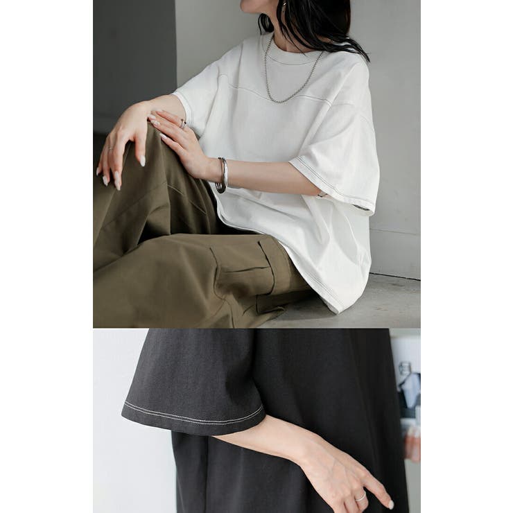 Tシャツ フットボール オーバーサイズ | HUG.U | 詳細画像8 