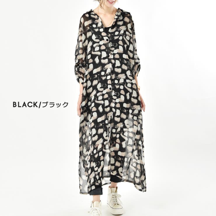 シャツワンピース シフォン ワンピース 品番 Hhhw Hug U ハグユー のレディースファッション通販 Shoplist ショップリスト