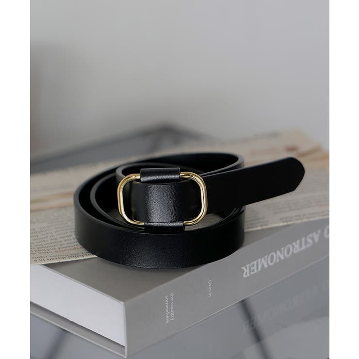 ブラック | ベルト 穴なし 本革 | HUG.U