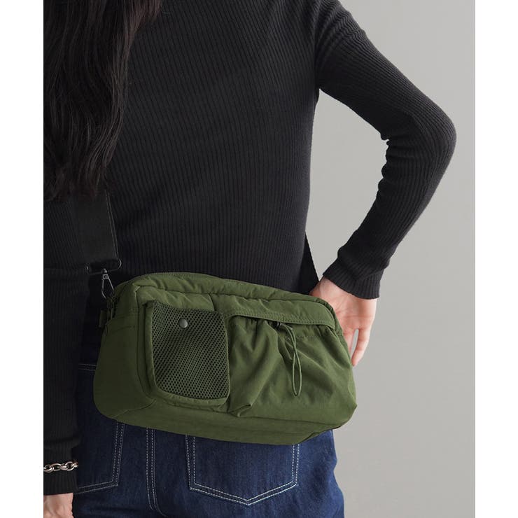 カーキ | ショルダーバッグ レディース 大容量 | HUG.U