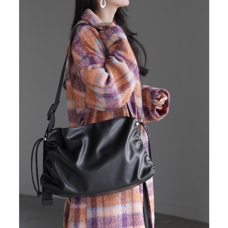 ブラック | ショルダーバッグ レディース レザー | HUG.U