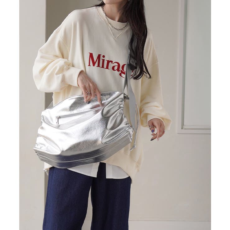 シルバー | ショルダーバッグ レディース レザー | HUG.U