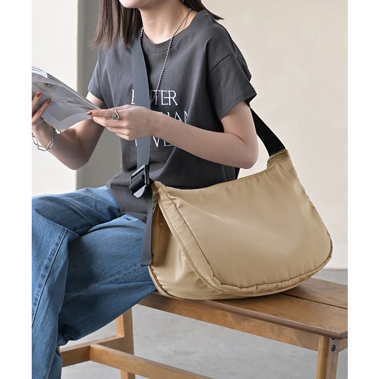 ベージュ | ショルダーバッグ レディース 撥水 | HUG.U