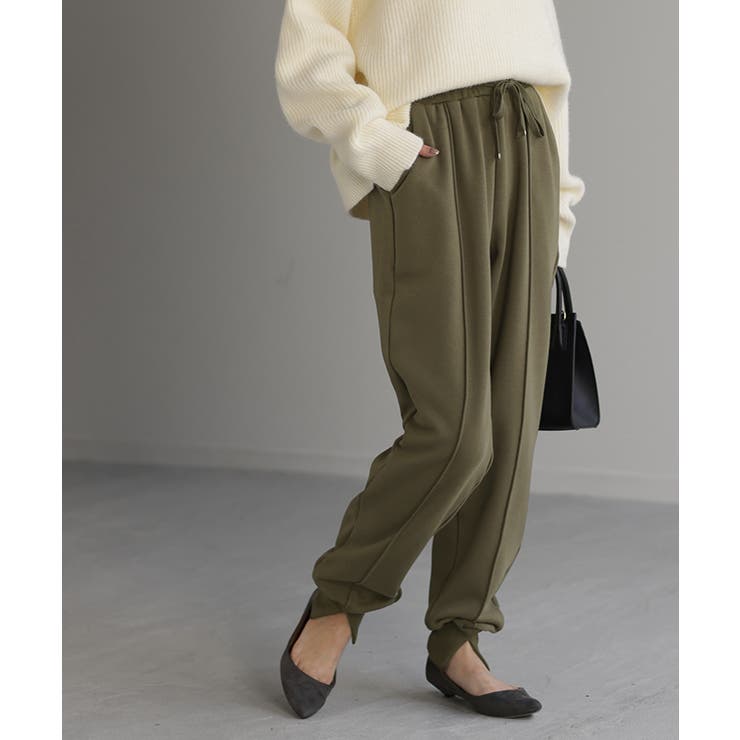 カーキ | パンツ ジョガーパンツ 裏起毛 | HUG.U