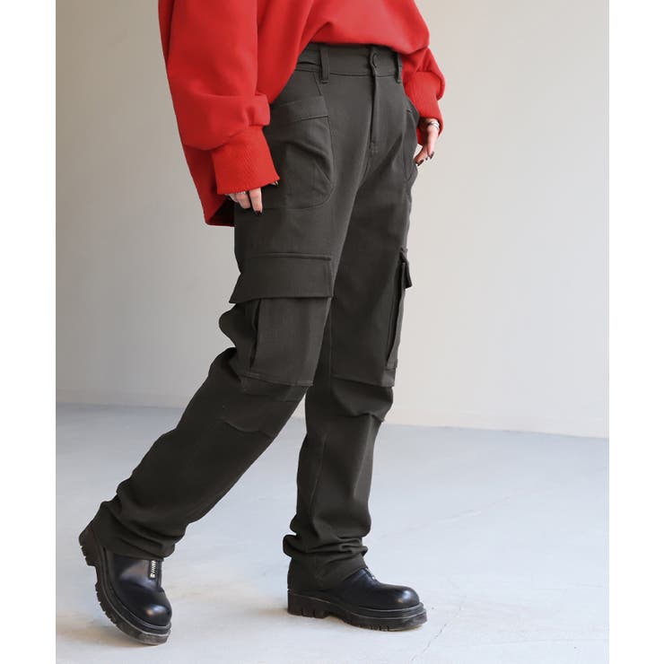 アースグレー | カーゴパンツ レディース ズボン | HUG.U