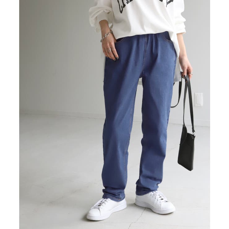 ブルー | パンツ デニム 激のび | HUG.U