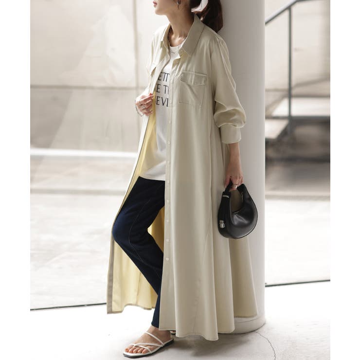 新品未使用　MM6 シャツワンピース 体型カバー 春夏に◎ ゆるシルエット 楽天市場】シャツワンピース ロング丈 ゆったり 体型カバー