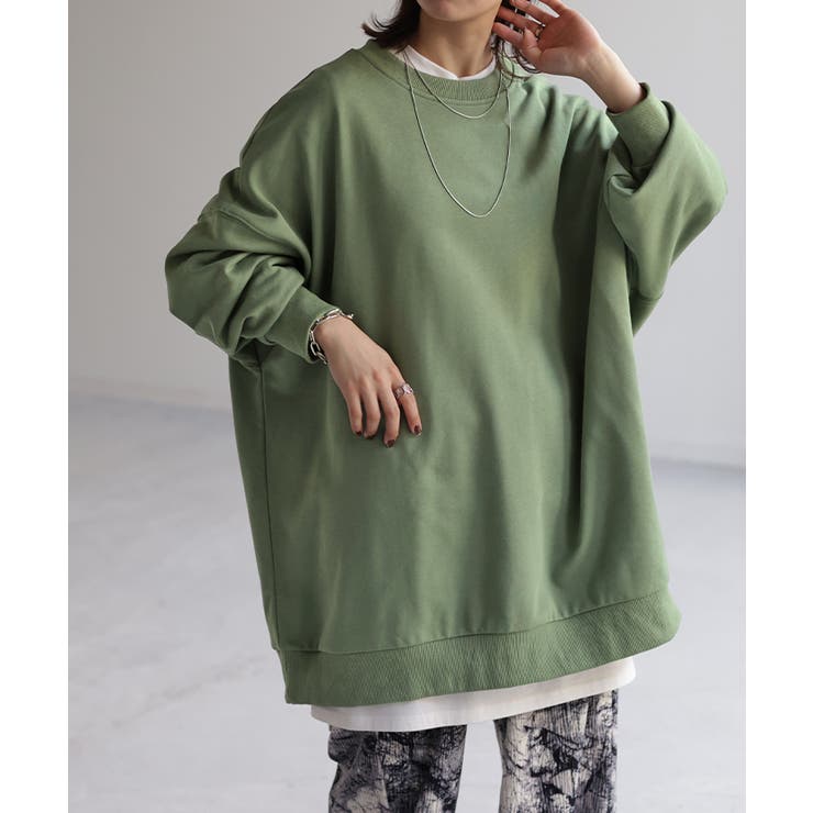 オリーブ | トップス スウェット 超BIG | HUG.U