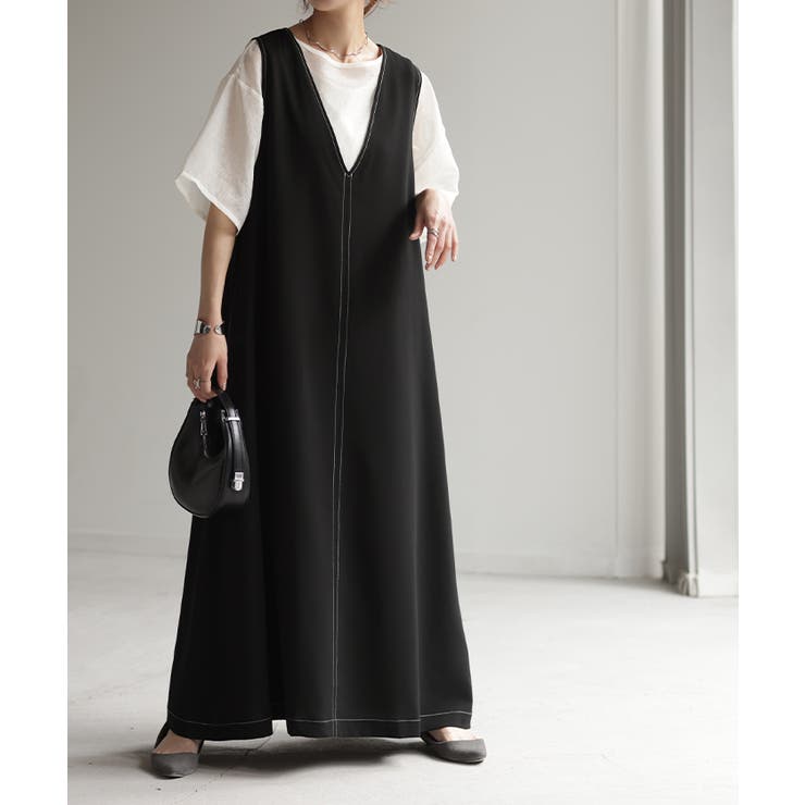❤️極美品❤️バビロン✨カシュクール　ロング　ワンピース　ベルト付き　Aライン バビロン カシュクール ロング ワンピース ベルト付き Aライン
