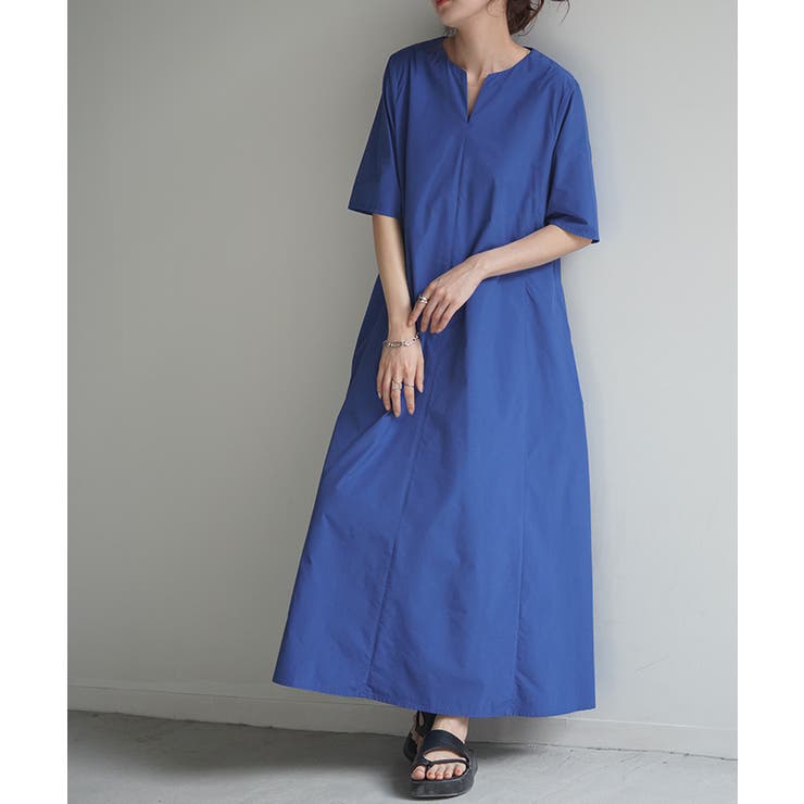 VIRINA 撥水加工　半袖ワンピース VIRINA ヴィリーナ - レディース ワンピース -靴＆ファッション