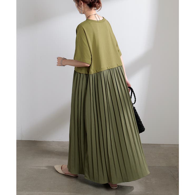 オリーブ | ワンピース ロング 長袖 | HUG.U