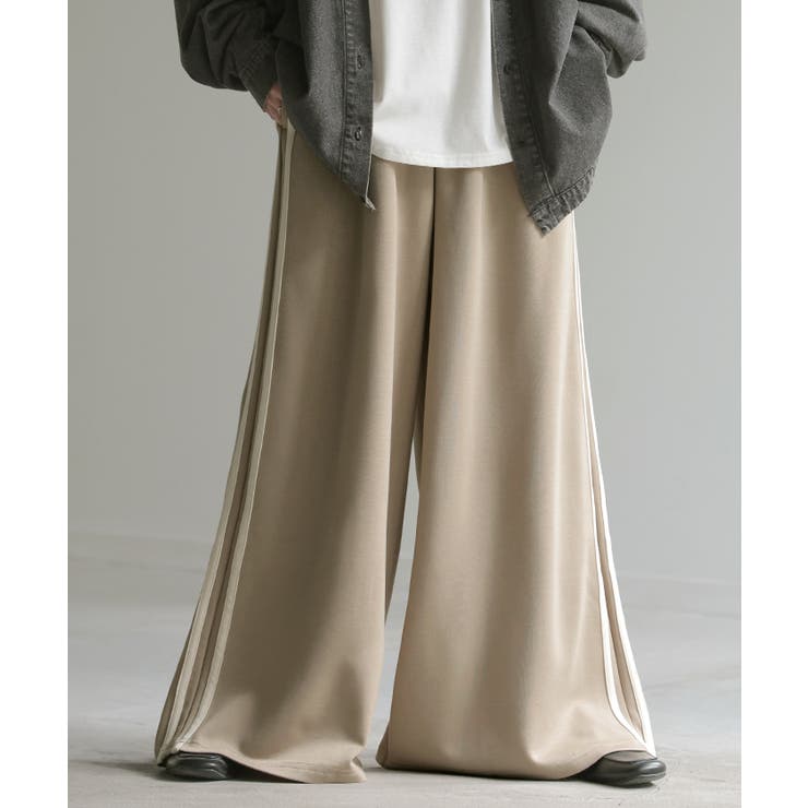 ベージュ | パンツ レディース ワイドパンツ | HUG.U