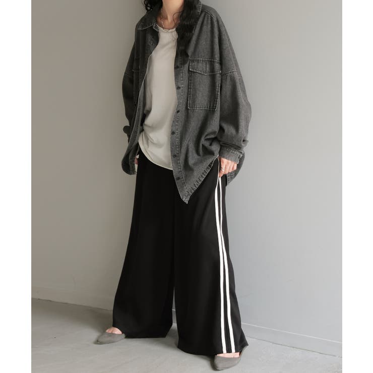 ブラック | パンツ レディース ワイドパンツ | HUG.U