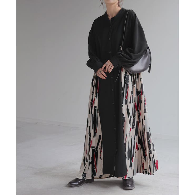 ブラック | ワンピース シャツ シャツワンピース | HUG.U