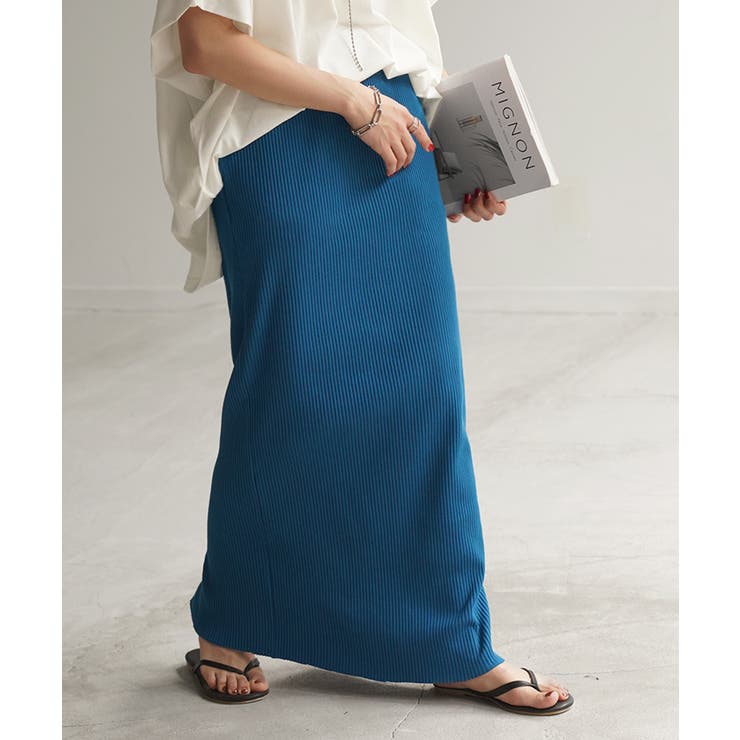 ディープブルー | スカート タイトスカート ロングスカート | HUG.U