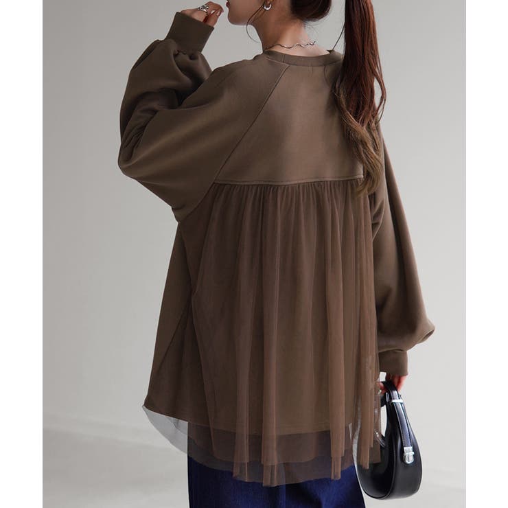 モカ | スウェット チュール ロンT | HUG.U