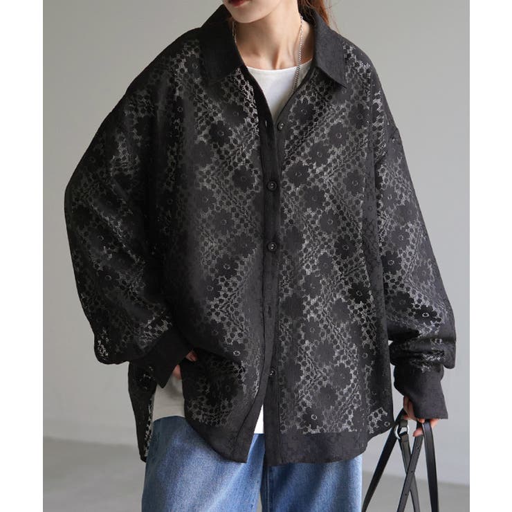 ブラック | シャツ レディース レース | HUG.U