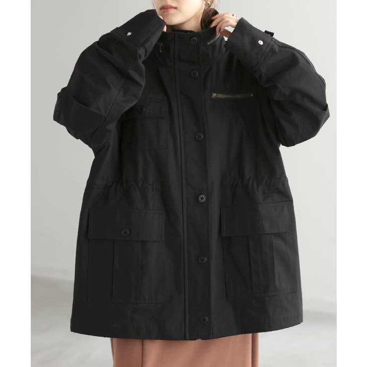 ブラック | ジャケット ミリタリー コート | HUG.U