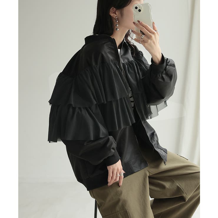 ブラック | ジャケット MA 1 | HUG.U