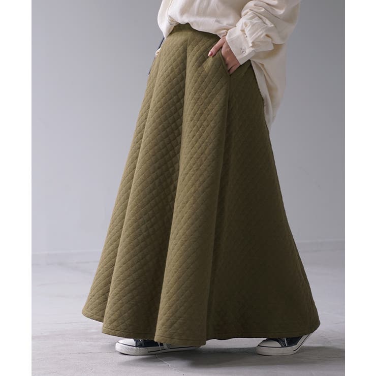 カーキ | スカート ロングスカート マキシスカート | HUG.U