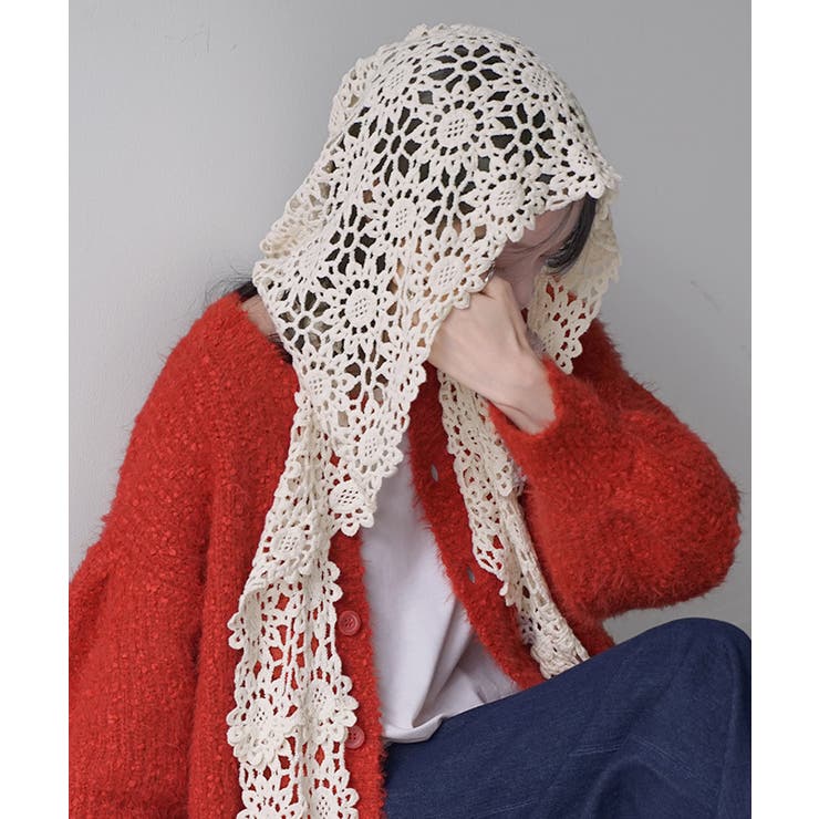 アイボリー | 帽子 レース ニット帽 | HUG.U