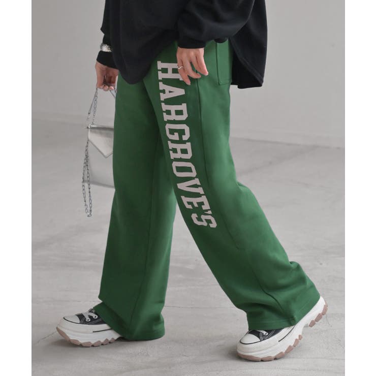 希少【American wannabe】 ロゴスウェットパンツ 希少【American