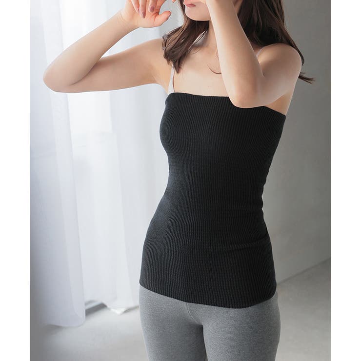 ブラック | 腹巻き インナー シルク混 | HUG.U