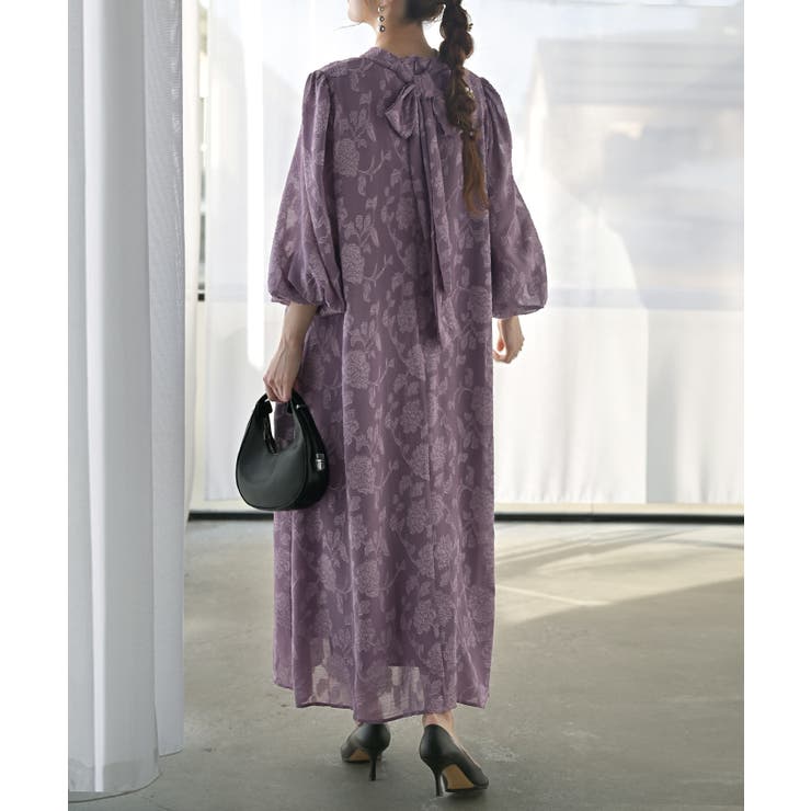 ダスティラベンダー | ワンピース 結婚式 お呼ばれ | HUG.U