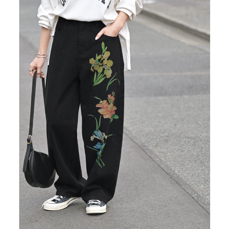 ブラック | パンツ デニム チノ | HUG.U