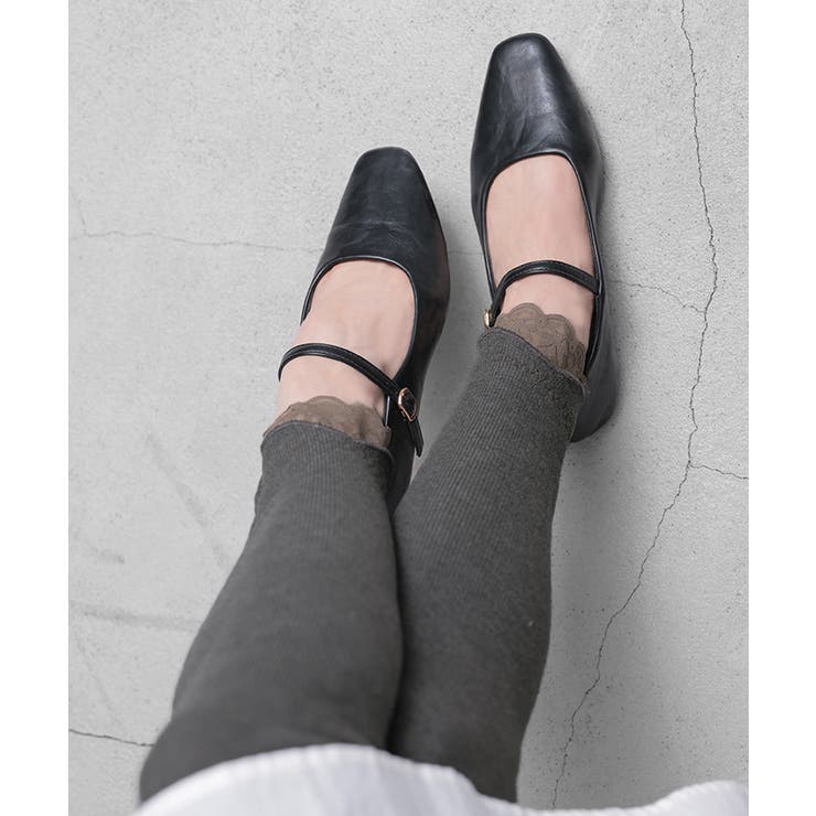 グレー | レギンス 裏起毛 温熱 | HUG.U