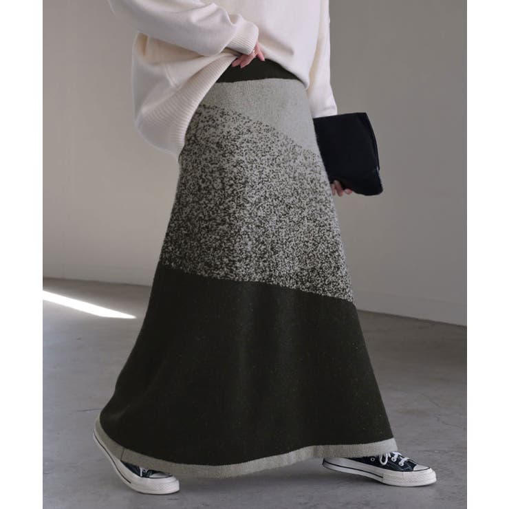 グレー×ブラック | スカート 別売り セットアップ可 | HUG.U