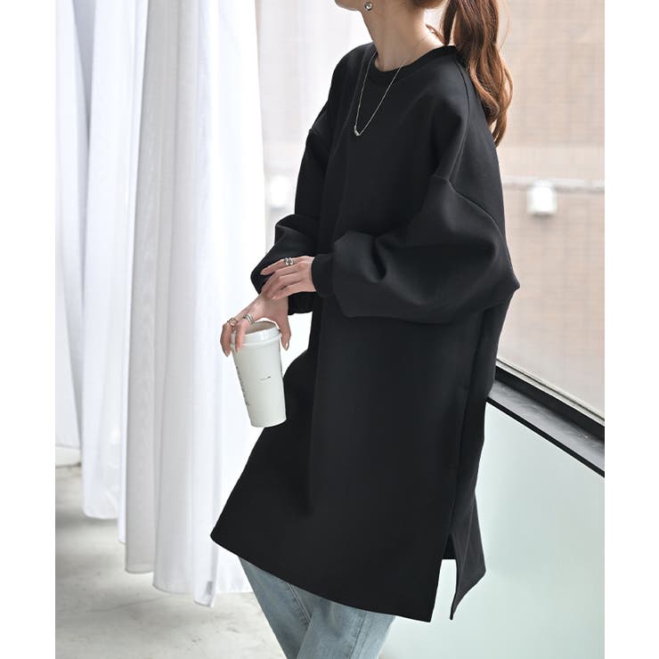 ブラック | ワンピース ダンボール チュニック | HUG.U
