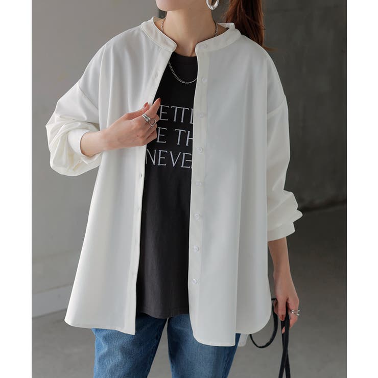 ホワイト | シャツ レディース 洗濯機 | HUG.U