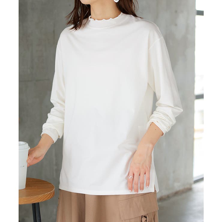 アイボリー | ロンT 選べる ネック | HUG.U