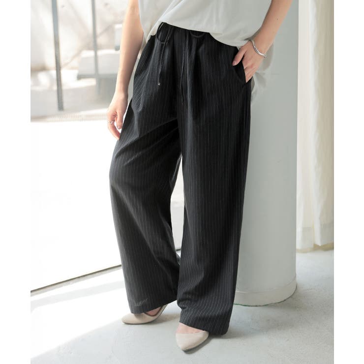 ブラック | パンツ ワイド レディース | HUG.U