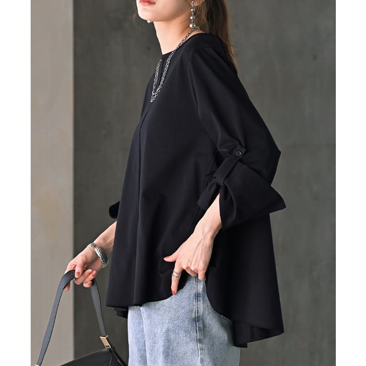 ブラック | ロンT レディース ブラウス | HUG.U