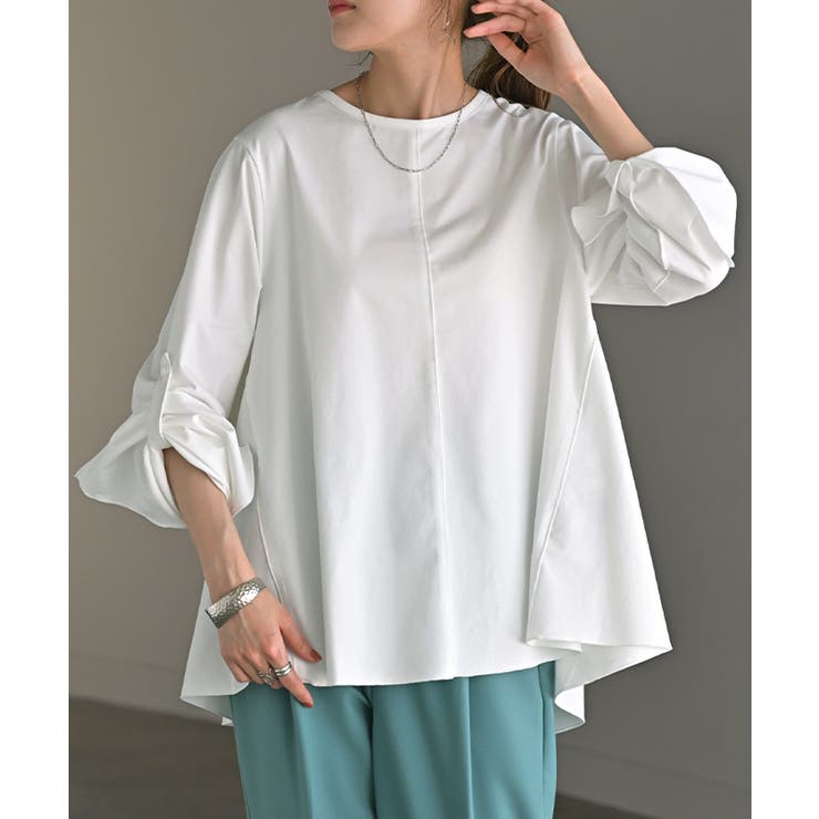 ホワイト | ロンT レディース ブラウス | HUG.U