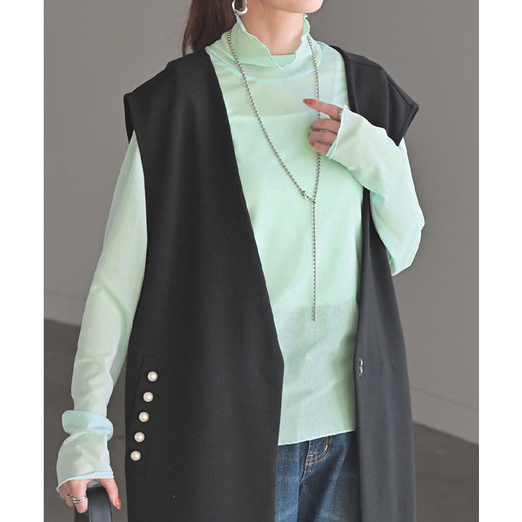 ミント | シアートップス レイヤード インナー | HUG.U