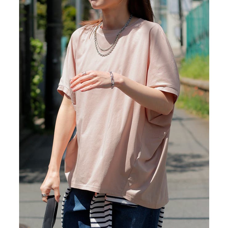 ダスティピンク | Tシャツ 接触冷感 UVカット | HUG.U